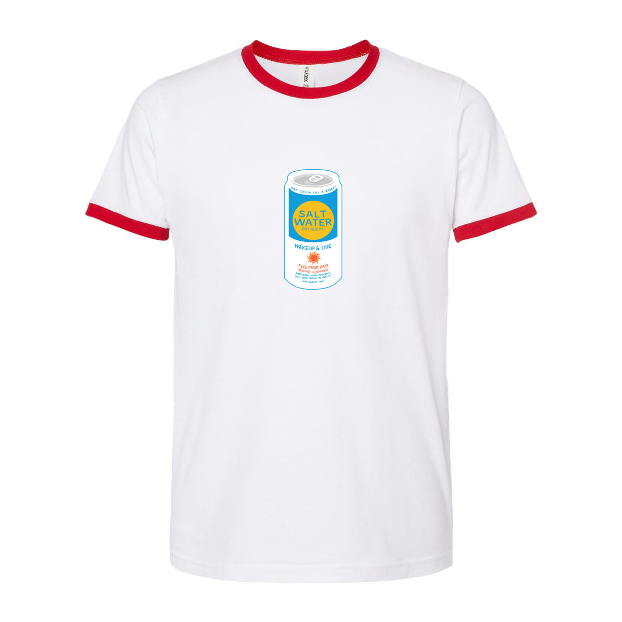 Wake Up & Live Unisex Ringer T-Shirt